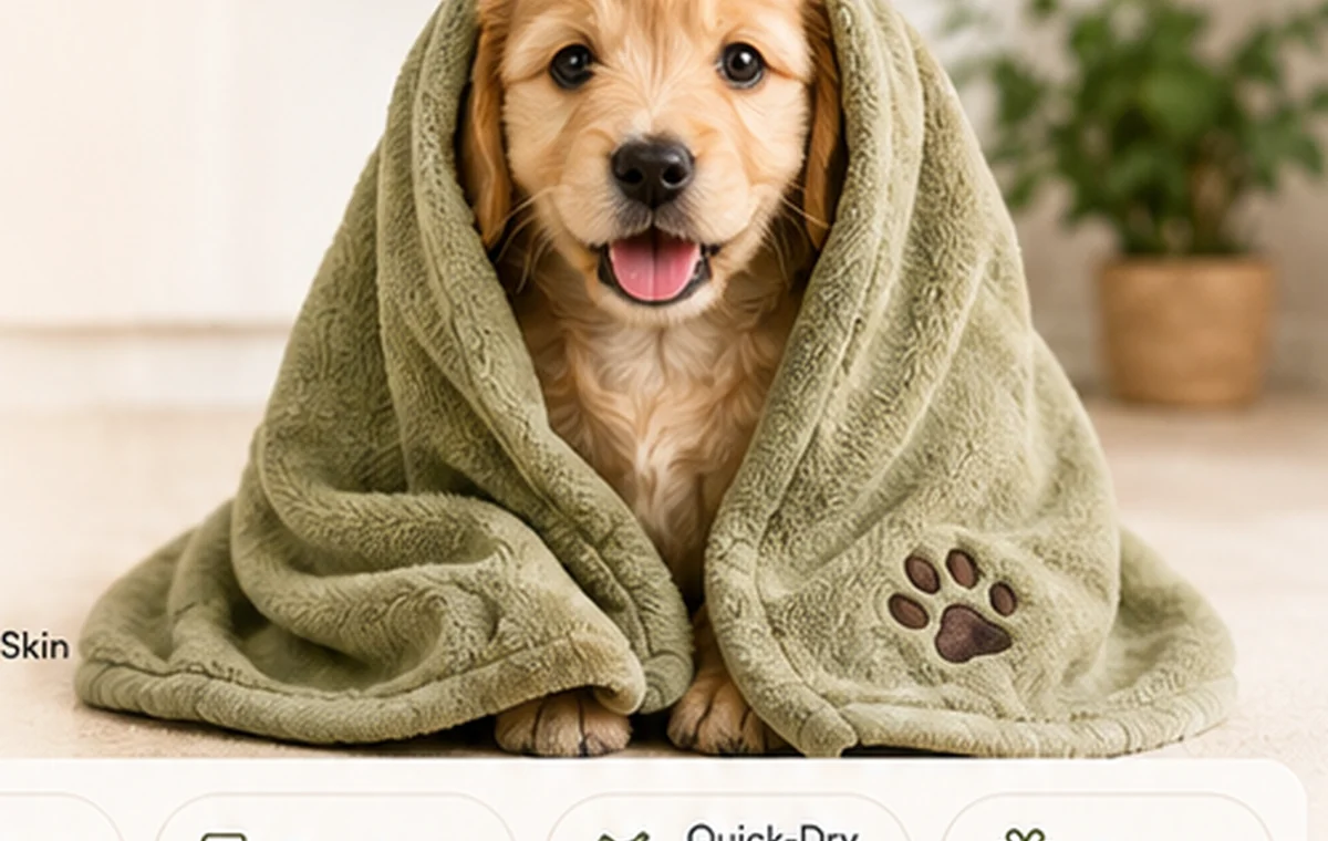 Puppy Towels & Quick-Dry Wraps